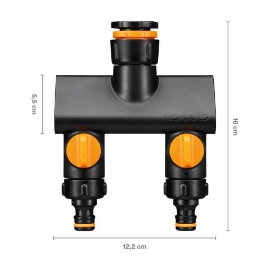 Comfort čiaupo jungtis su dviem žarnų pajungimais On/ff - Image 2