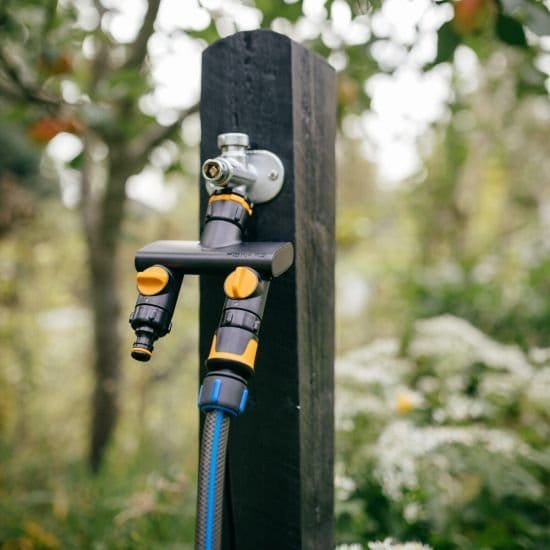 Comfort čiaupo jungtis su dviem žarnų pajungimais On/ff - Image 5