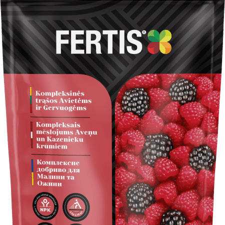 Kompleksinės trąšos Avietėms ir gervuogėms  FERTIS, 800g