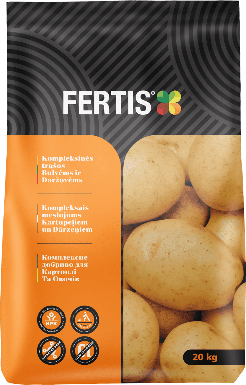Kompleksinės trąšos Bulvėms ir daržovėms FERTIS, 20kg
