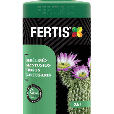 Sudėtinės skystosios trąšos Kaktusams FERTIS, 0,5 l