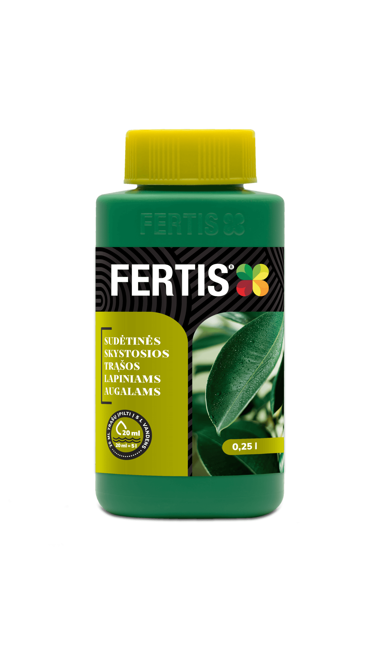 Sudėtinės skystosios trąšos Lapiniams augalams FERTIS, 0,25 l