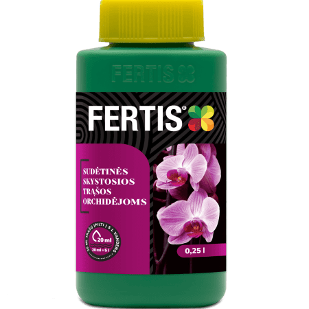Sudėtinės skystosios trąšos Orchidėjoms FERTIS, 0,25 l
