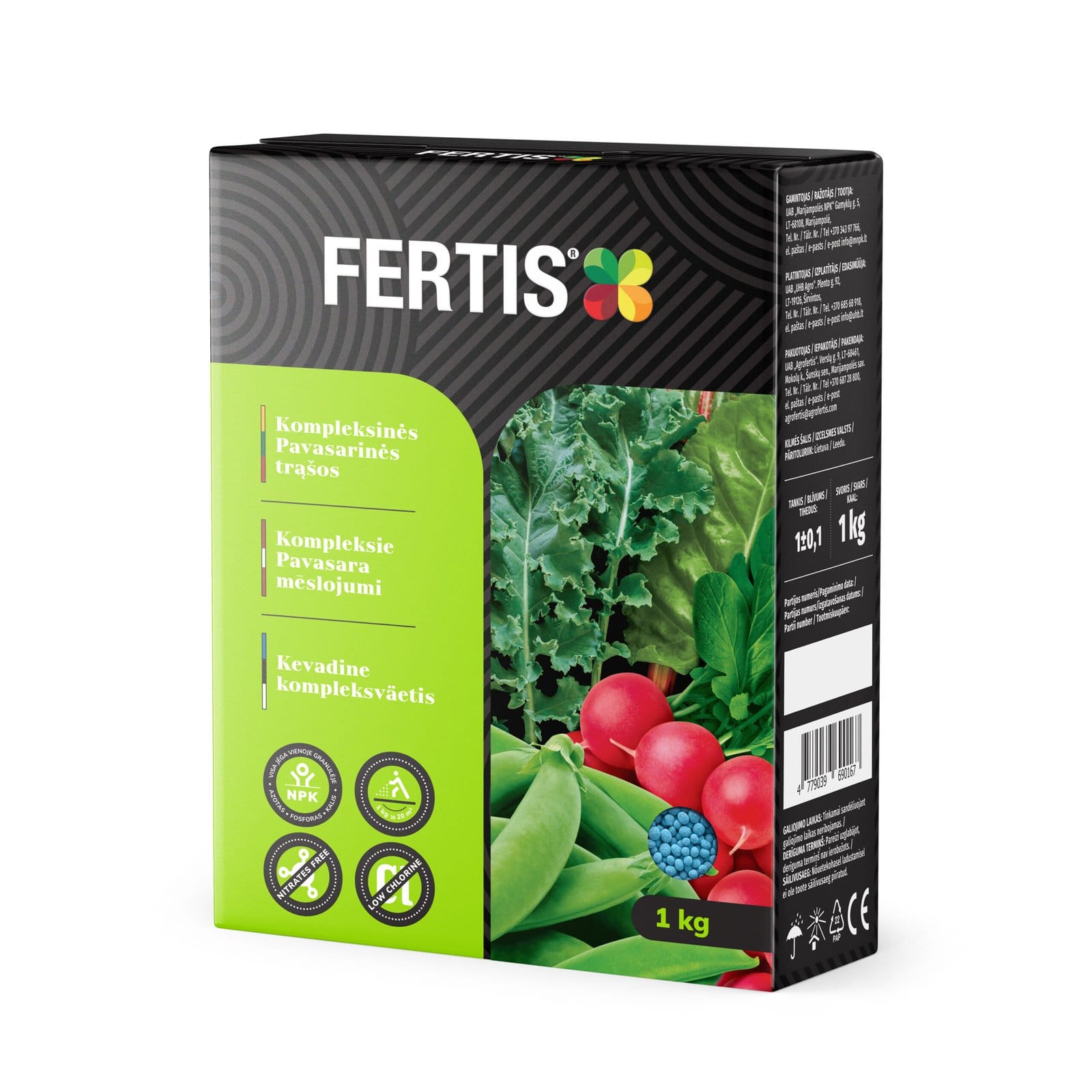 Kompleksinės Pavasarinės trąšos   FERTIS , 1 kg