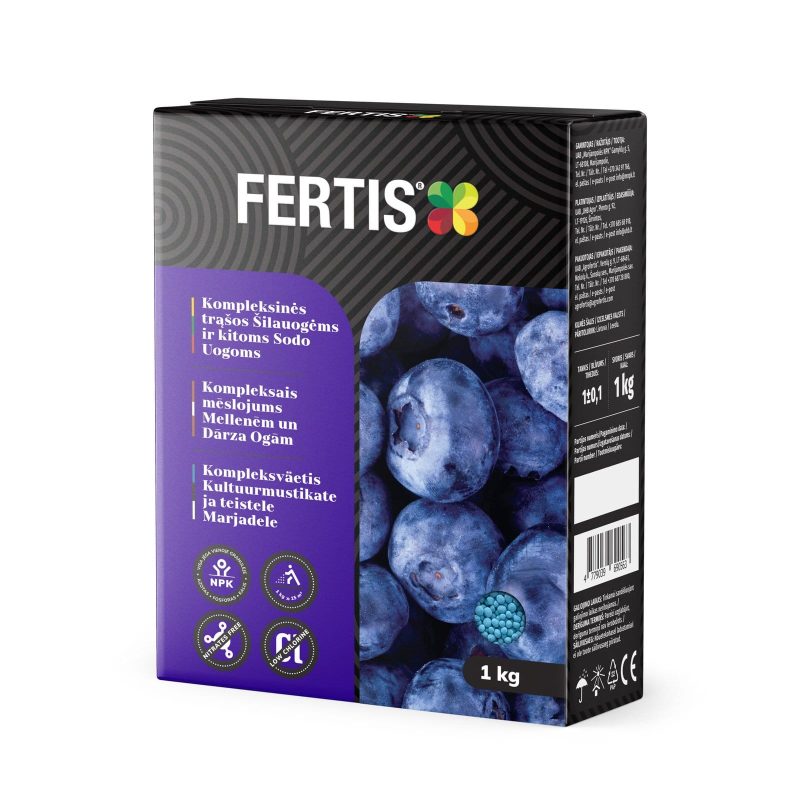 Kompleksinės trąšos Šilauogėms ir kitoms sodo uogoms FERTIS, 1kg