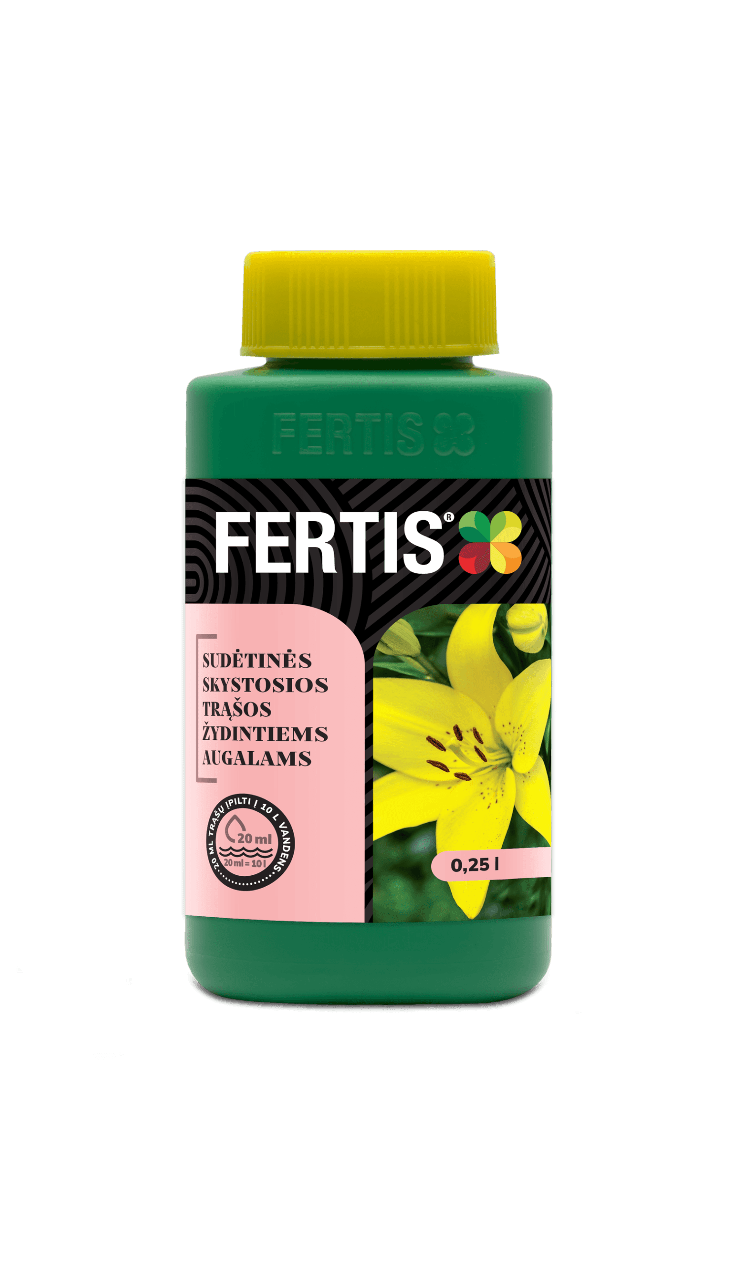 Sudėtinės skystosios trąšos Žydintiems augalams FERTIS, 0,25 l