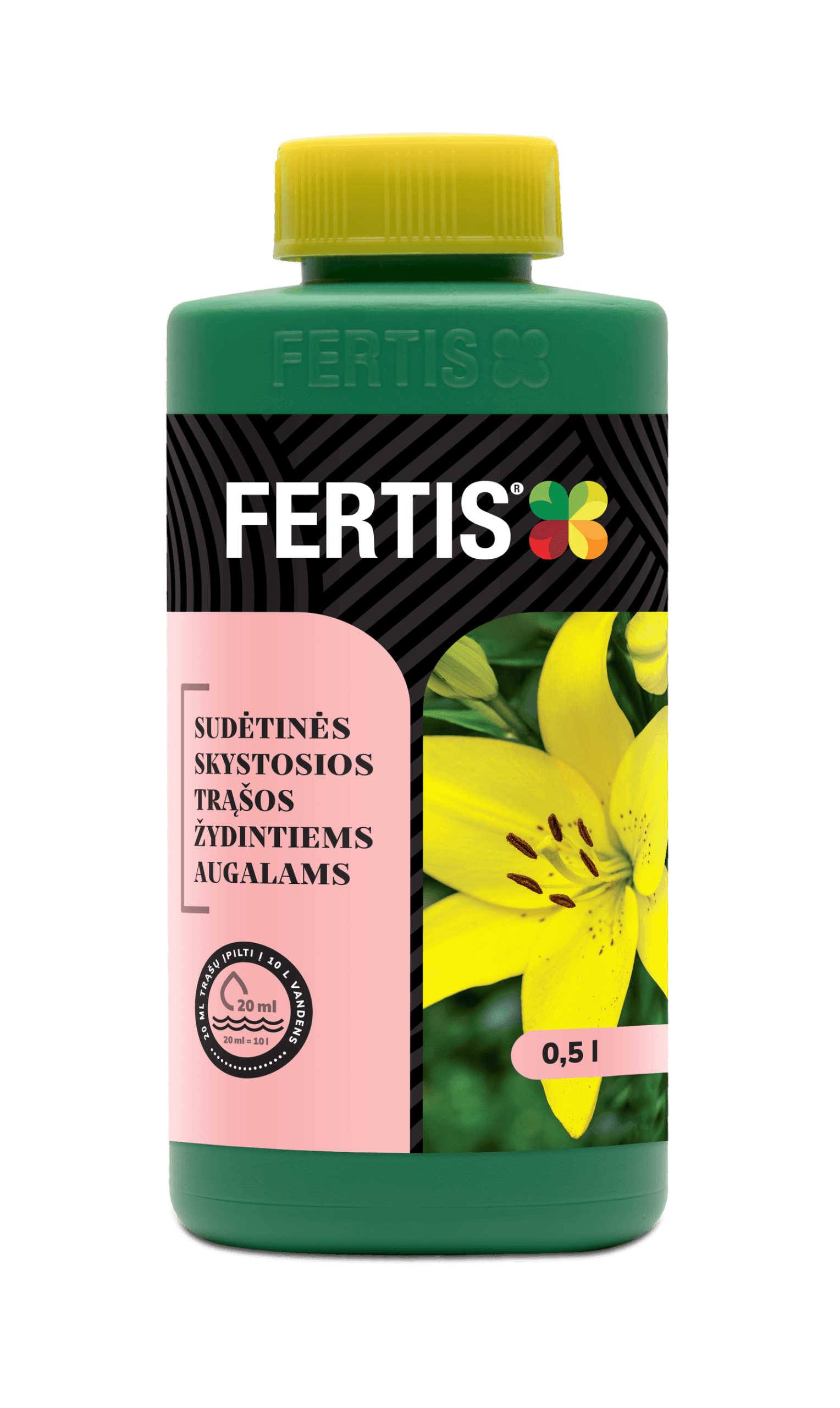 Sudėtinės skystosios trąšos Žydintiems augalams FERTIS, 0,5 l