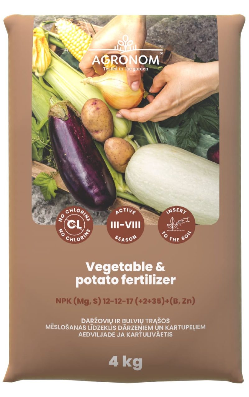 AGRONOM DARŽOVIŲ IR BULVIŲ TRĄŠOS 4 KG