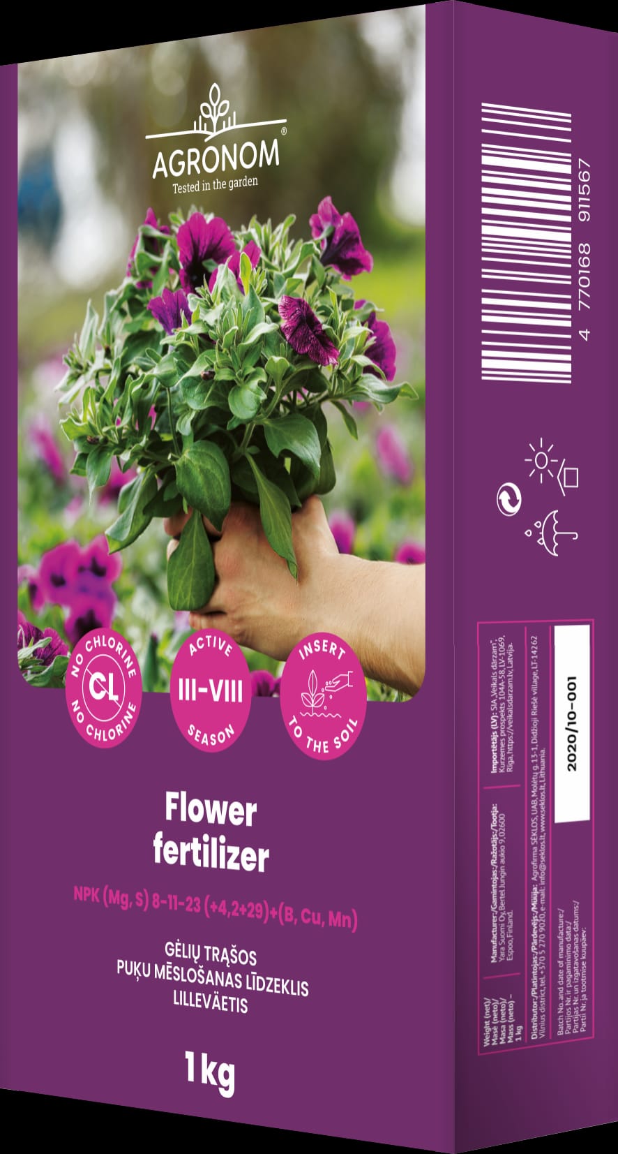 AGRONOM GĖLIŲ TRĄŠOS 1 KG