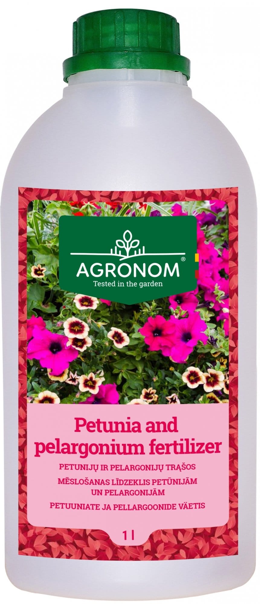 AGRONOM PETUNIJŲ IR PELARGONIJŲ TRĄŠOS 1 L