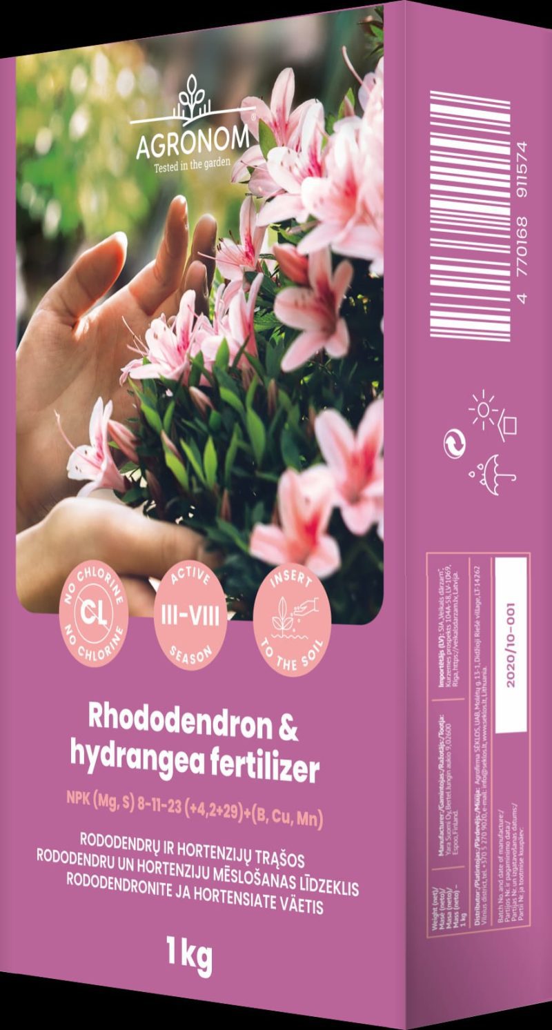 AGRONOM RODODENDRŲ IR HORTENZIJŲ TRĄŠOS, 1 KG