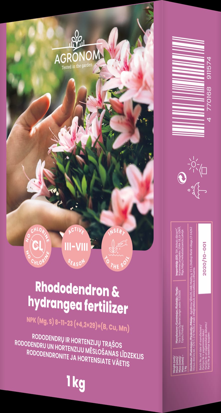AGRONOM RODODENDRŲ IR HORTENZIJŲ TRĄŠOS, 1 KG