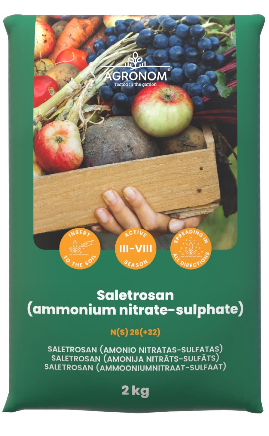 AGRONOM SALETROSAN (AMONIO NITRATAS-SULFATAS) 2 KG