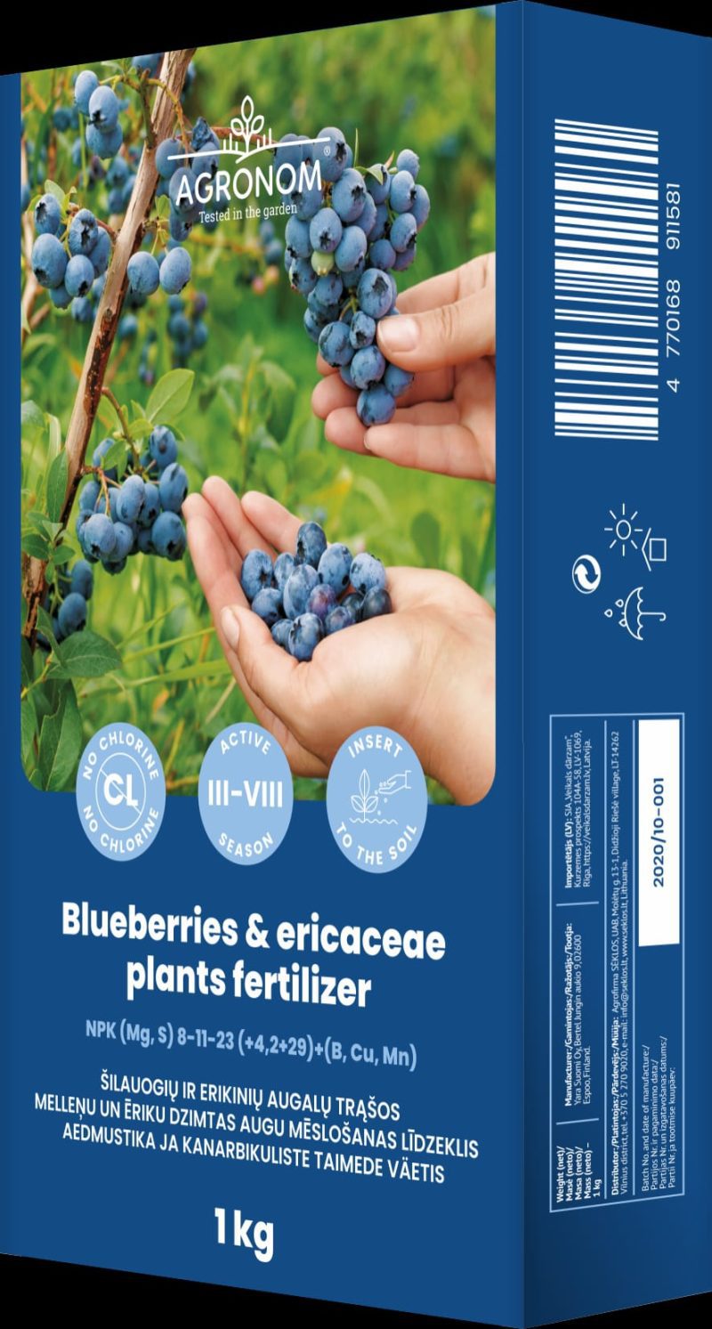 AGRONOM ŠILAUOGIŲ IR ERIKINIŲ AUGALŲ TRĄŠOS 1 KG