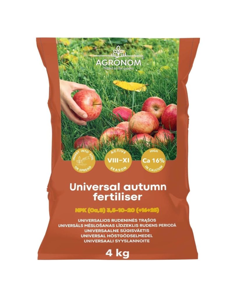 AGRONOM UNIVERSALIOS RUDENINĖS TRĄŠOS, 4 KG