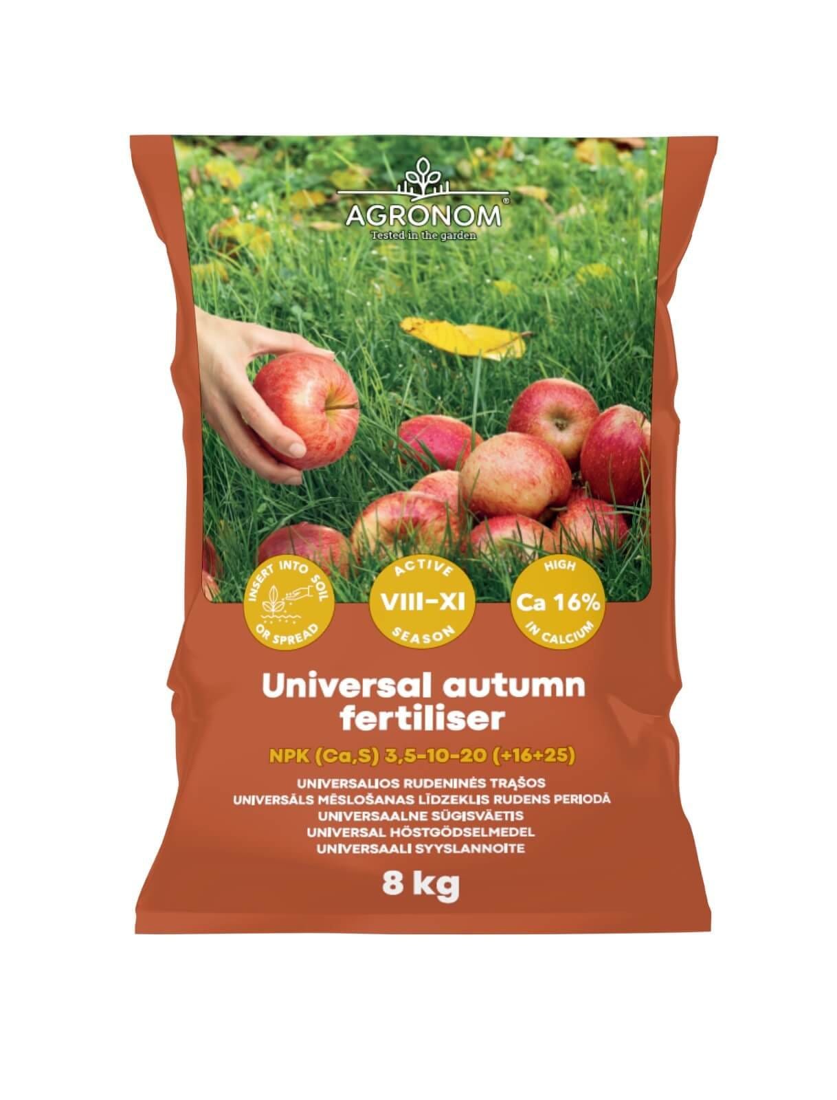AGRONOM UNIVERSALIOS RUDENINĖS TRĄŠOS, 8 KG