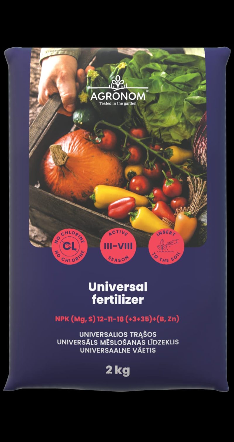 AGRONOM UNIVERSALIOS TRĄŠOS NPK 12-11-18 2KG