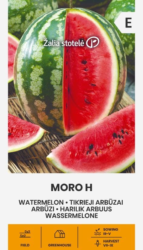 ARBŪZAI TIKRIEJI MORO H