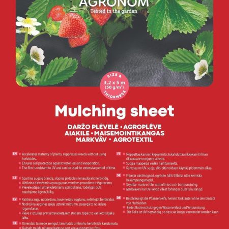 DARŽO PLĖVELĖ JUODA 3,2X5M (50G/KV.M)