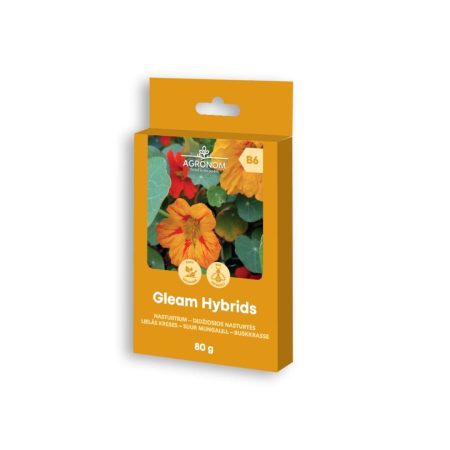 DIDŽIOSIOS NASTURTĖS GLEAM HYBRIDS 80G