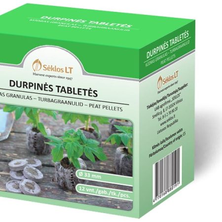 DURPINĖS TABLETĖS 33MM 12VNT