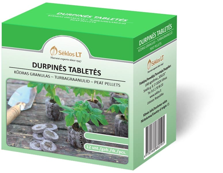 DURPINĖS TABLETĖS 44MM 12VNT