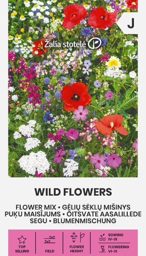 GĖLIŲ SĖKLŲ MIŠINYS WILD FLOWERS - Image 2
