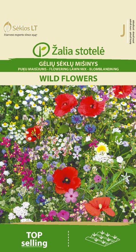 GĖLIŲ SĖKLŲ MIŠINYS WILD FLOWERS