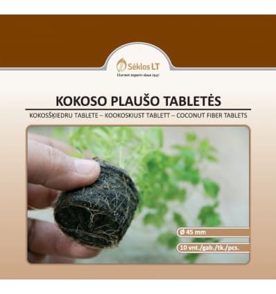 KOKOSO PLAUŠO TABLETĖ 35MM 12VNT