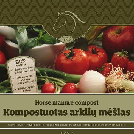 KOMPOSTUOTAS ARKLIŲ MĖŠLAS 10 L