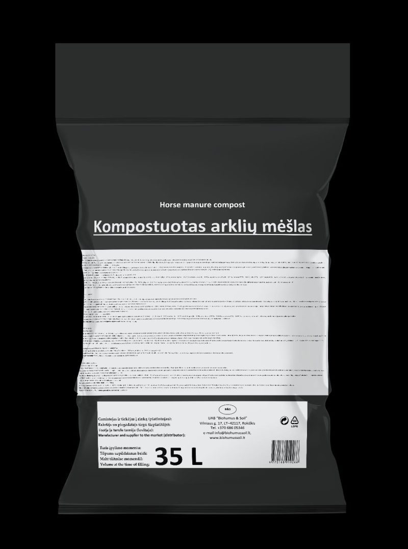 KOMPOSTUOTAS ARKLIŲ MĖŠLAS 35 L