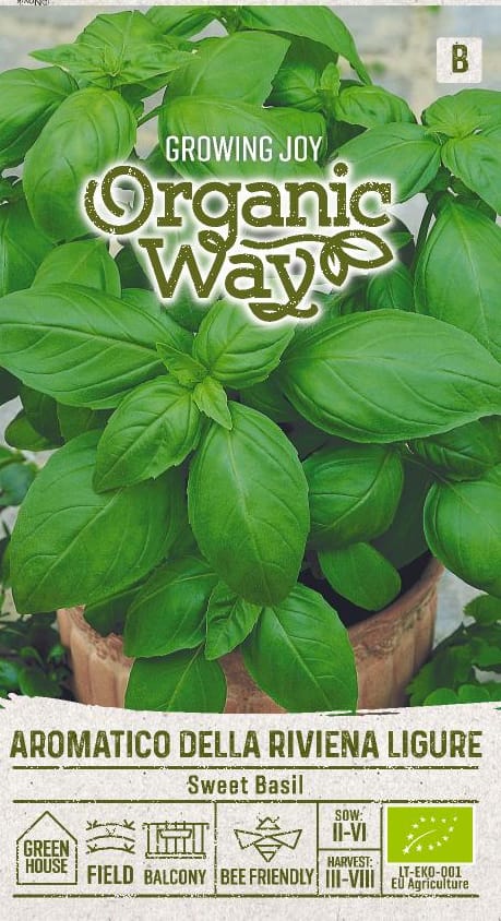 KVAPIEJI BAZILIKAI AROMATICO DELLA RIVIENA LIGURE