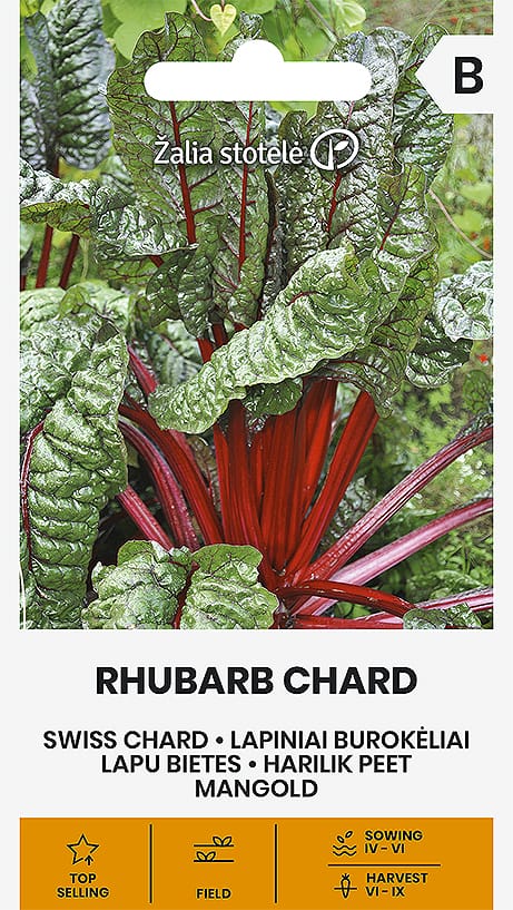LAPINIAI BUROKĖLIAI RHUBARB CHARD