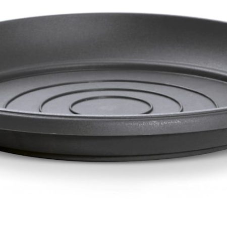 LĖKŠTUTĖ LAUKO POD 33CM JUODA