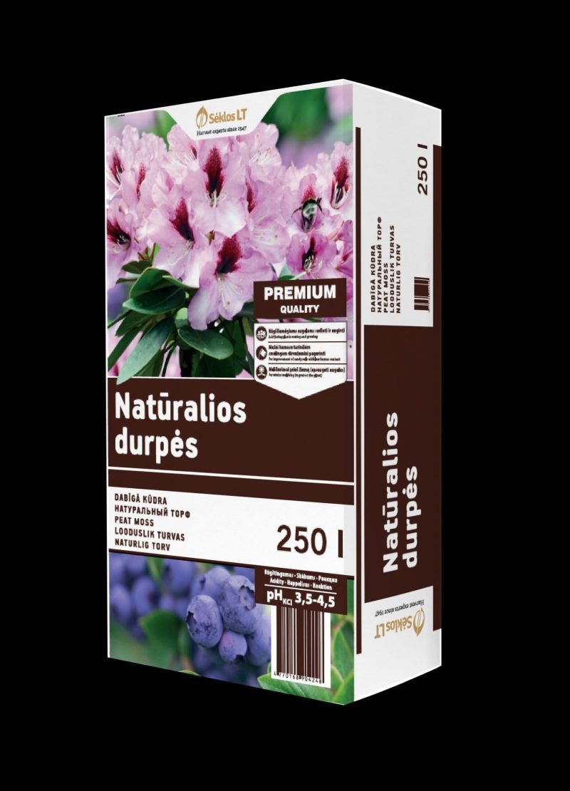 NATŪRALIOS DURPĖS ŠILAUOGĖMS IR RŪGŠČIAMĖGIAMS AUGALAMS 250 L - Image 2