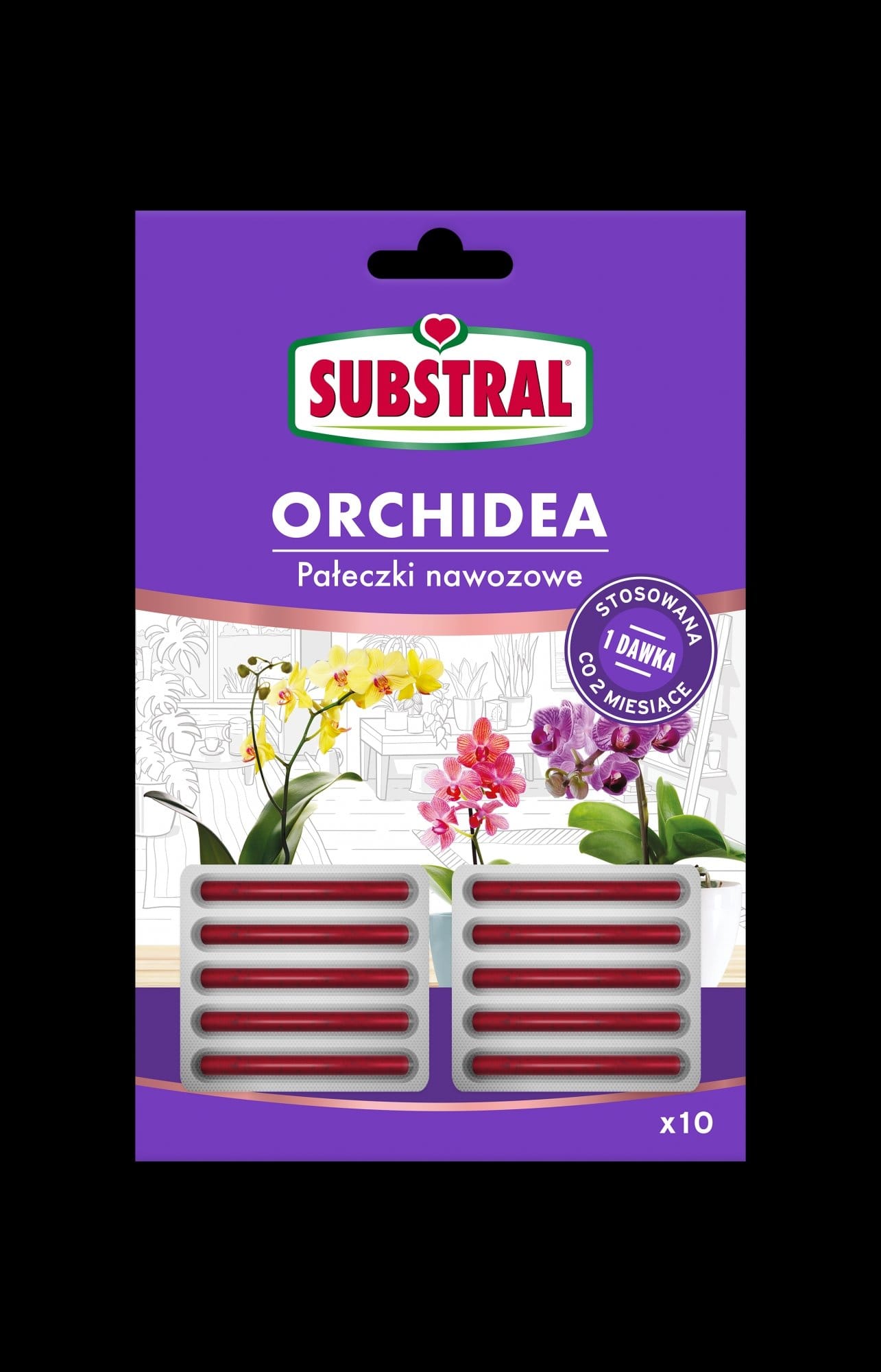 ORCHIDĖJŲ TRĄŠŲ LAZDELĖS 1x10