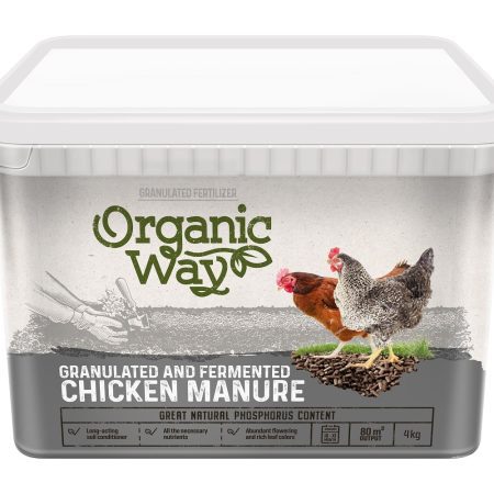 ORGANIC WAY GRANULIUOTAS FERMENTUOTAS VIŠTŲ MĖŠLAS 4 KG
