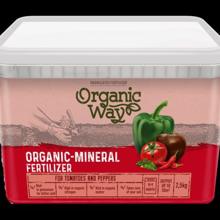 ORGANIC WAY ORGANINĖS - MINERALINĖS POMIDORŲ IR PAPRIKŲ TRĄŠOS 2,5 KG