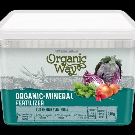 ORGANIC WAY ORGANINĖS - MINERALINĖS ŠILTNAMIUI IR DARŽUI TRĄŠOS 2,5 KG