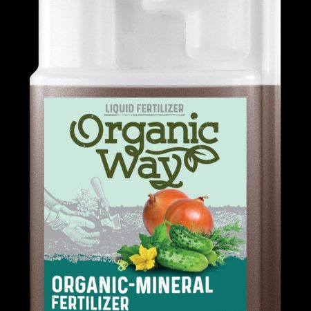 ORGANIC WAY ŽALIOMS DARŽOVĖMS IR PRIESKONIAMS SKIRTOS ORGANINĖS-MINERALINĖS TRĄŠOS 1 L
