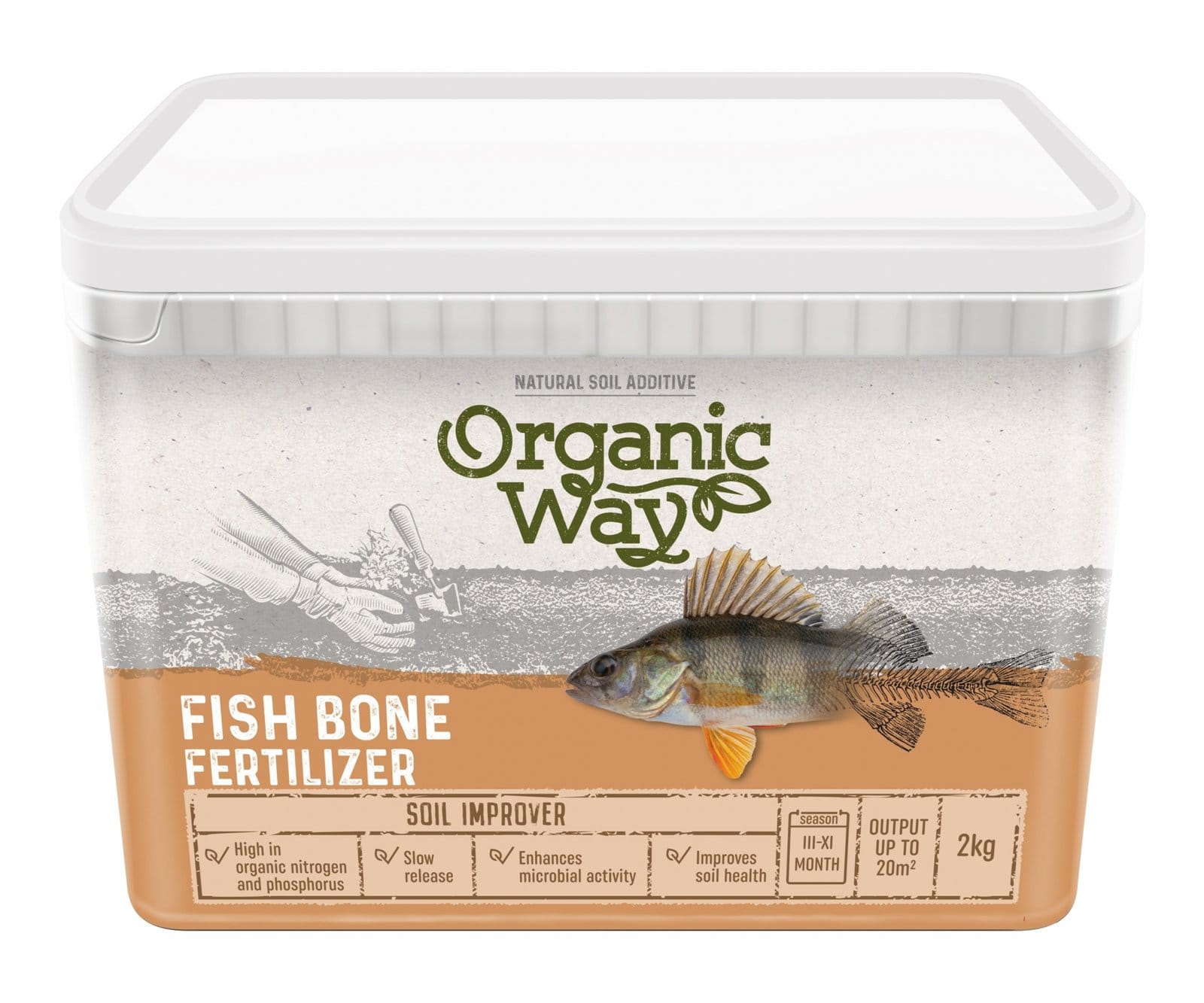 ORGANIC WAY ŽUVAMILČIAI (ŽUVŲ MILTAI) 2KG