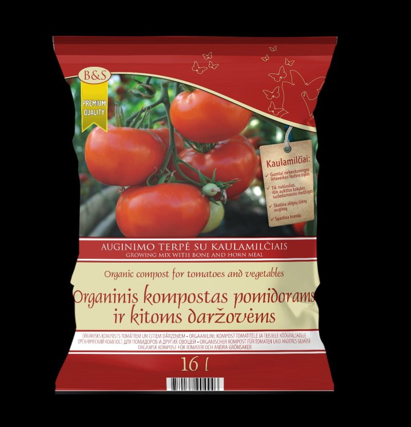ORGANINIS KOMPOSTAS POMIDORAMS IR DARŽOVĖMS SU KAULAMILČIAIS 16 L - Image 2