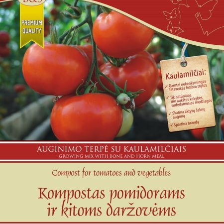 ORGANINIS KOMPOSTAS POMIDORAMS IR DARŽOVĖMS SU KAULAMILČIAIS 16 L