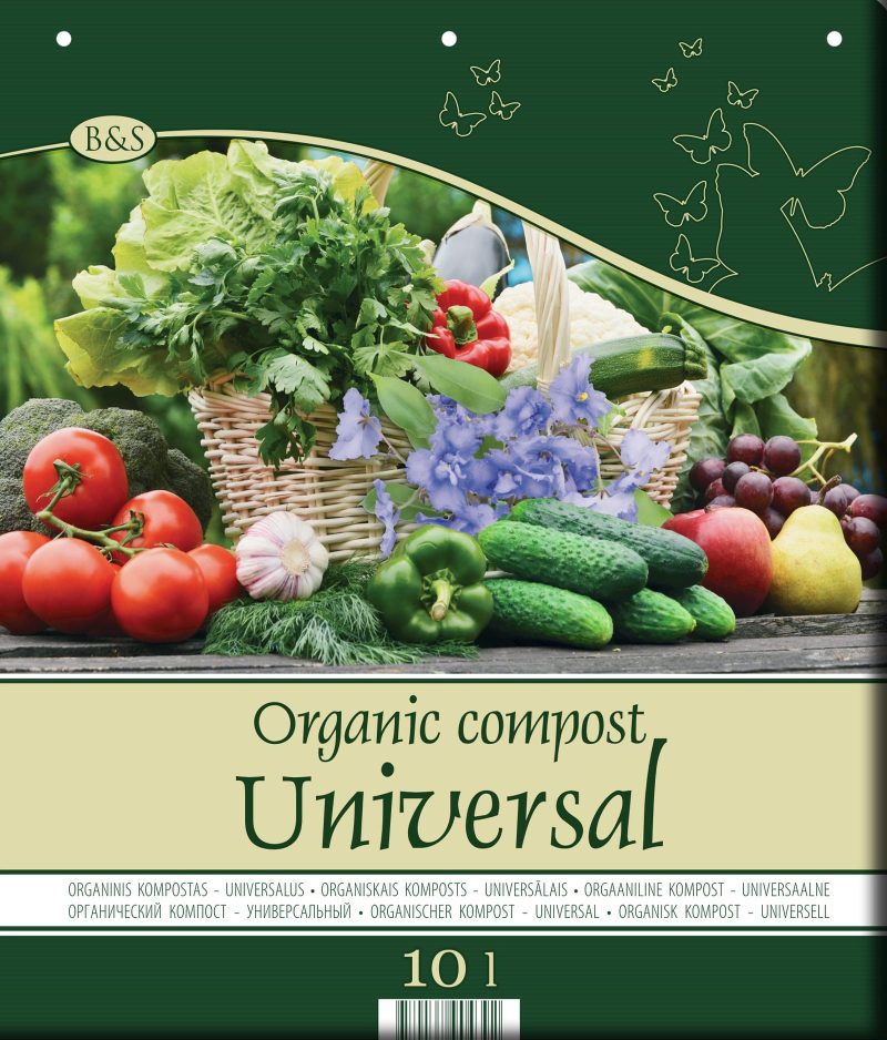 ORGANINIS KOMPOSTAS UNIVERSALUS 10 L