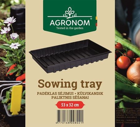 PADĖKLAS 800350 53X32CM JUODAS