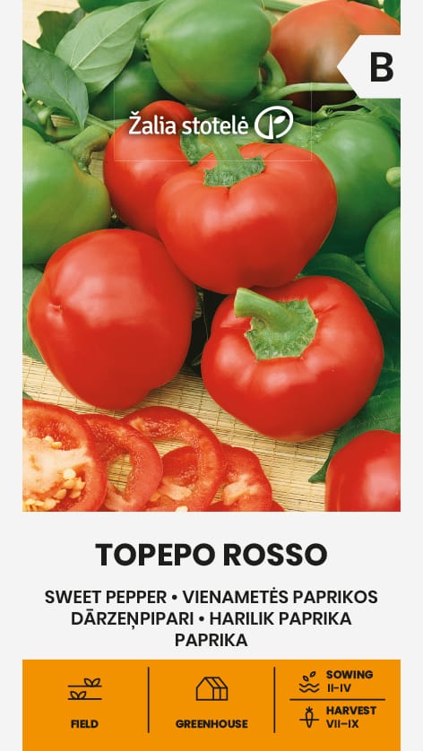 PAPRIKA VIENAMETĖ TOPEPO ROSSO