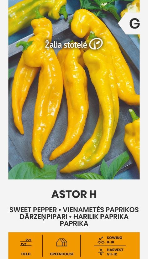 PAPRIKOS VIENAMETĖS ASTOR H