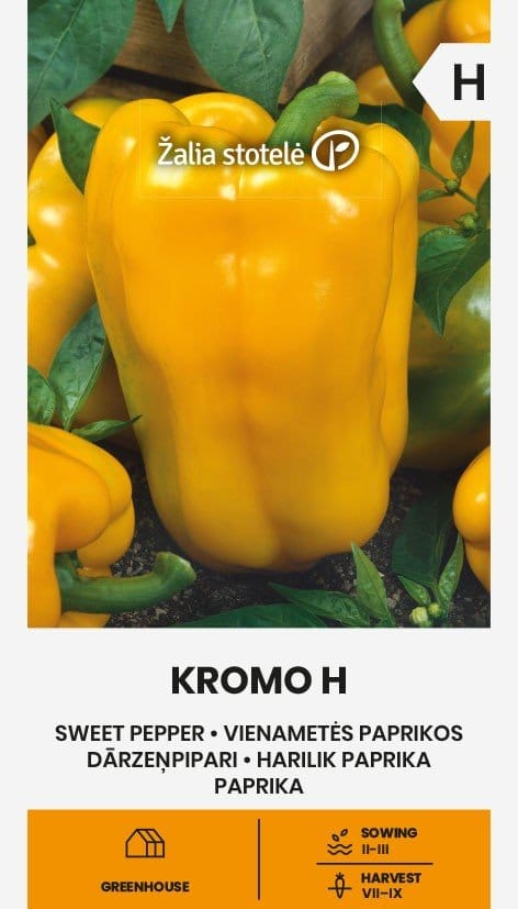 PAPRIKOS VIENAMETĖS KROMO H