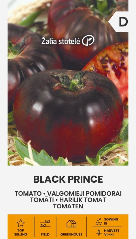 POMIDORAI VALGOMIEJI BLACK PRINCE