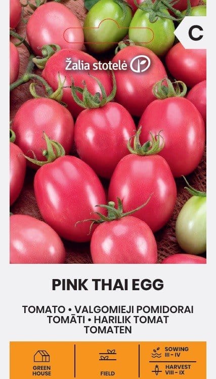 POMIDORAI VALGOMIEJI PINK THAI EGG